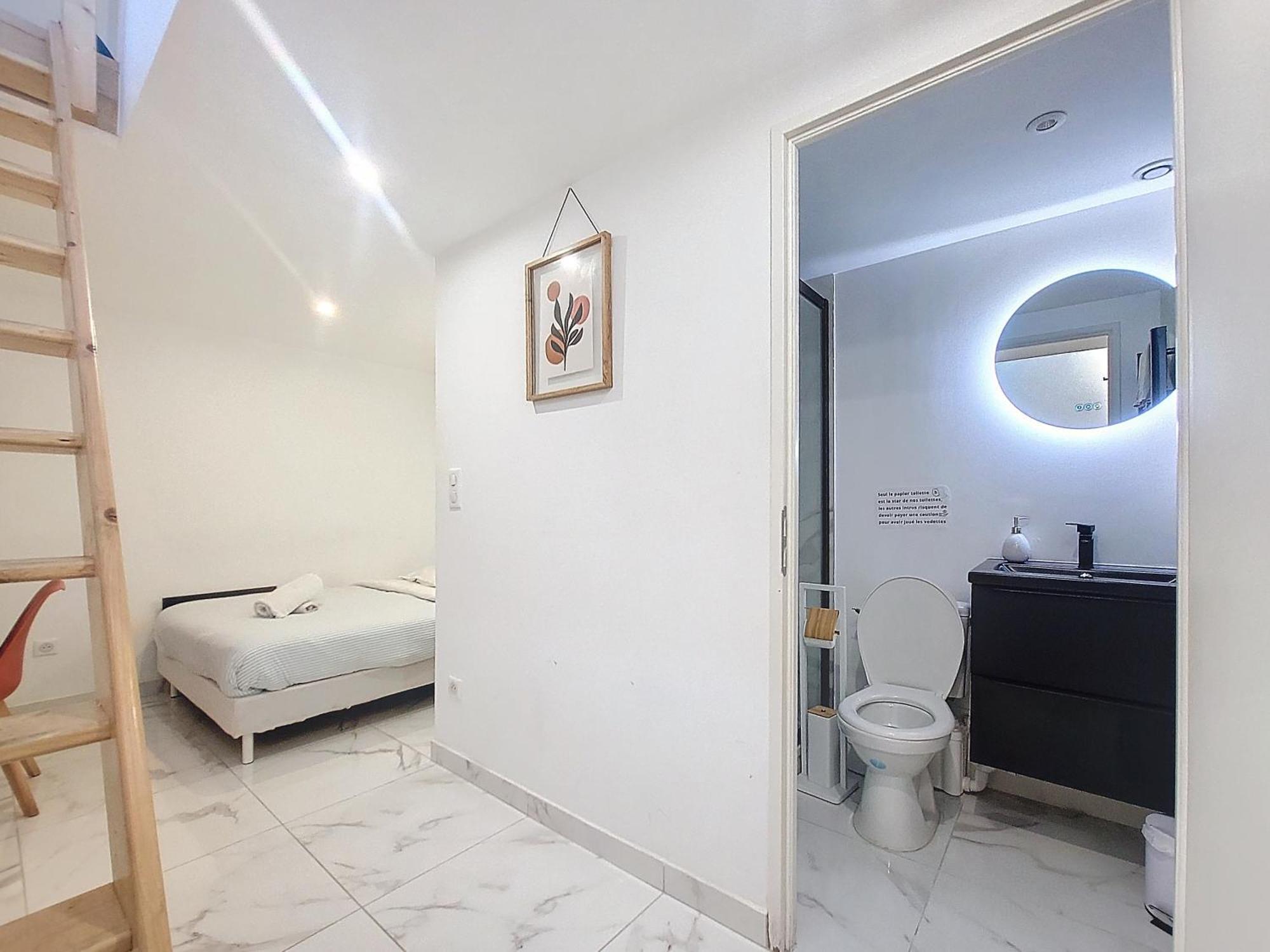 מונפלייה Confort Climatise Et Suite Privee En Sousplex מראה חיצוני תמונה
